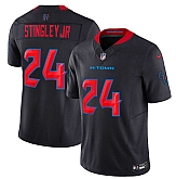 Men's Houston Texans #24 Derek Stingley Jr. Navy 2024 2nd Alternate F.U.S.E Vapor Football Stitched Jersey Dzhi,baseball caps,new era cap wholesale,wholesale hats